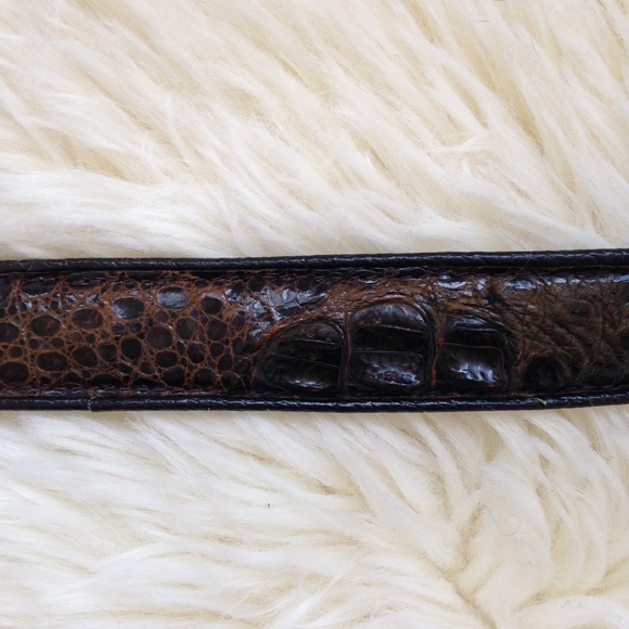 Other - VINTAGE Genuine Crocodile/Alligator Skin Belt